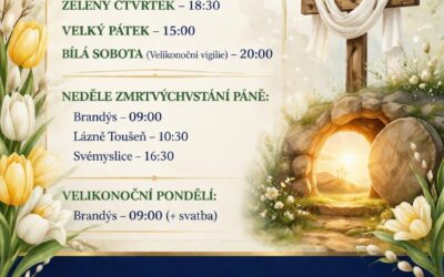 Časy bohoslužeb během Velikonoc